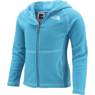 THE NORTH FACE Toddler Girls Glacier Hoodie   Size: 3t, Turquoise/white