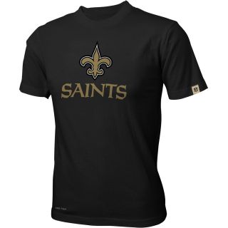NFL Team Apparel Youth New Orleans Saints Team Standard Dri Tek Short Sleeve T 