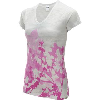 THE NORTH FACE Womens Bloom Burnout V Neck Short Sleeve T Shirt   Size: Small,