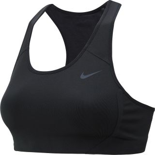 NIKE Womens Shape High Compression Sports Bra   Size: Small, Black/grey