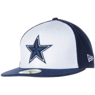 NEW ERA Mens Dallas Cowboys 59FIFTY Official On Field Cap   Size: 7.75, White