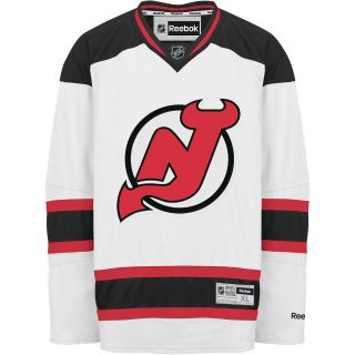 REEBOK Mens New Jersey Devils Center Ice Premier White Color Jersey   Size: