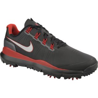 NIKE Mens TW 14 Golf Shoes   Size: 8, Black/silver/red