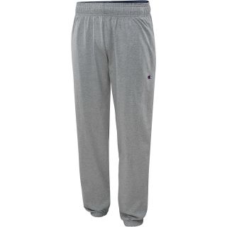 CHAMPION Mens Closed Bottom Jersey Pants   Size: Small, Oxford Grey