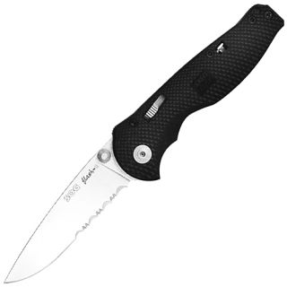 SOG Flash I SAT Folding Knife   Chose Style   Size: Straight Edge (SOGFSA 7)