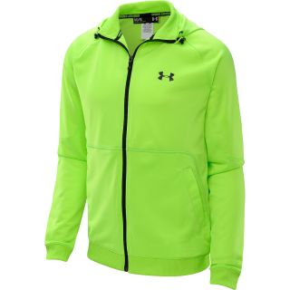 UNDER ARMOUR Mens Stamina Hooded Track Jacket   Size: Large, Hyper Green