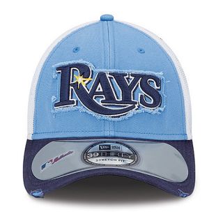 NEW ERA Mens Tampa Bay Rays 39THIRTY Clubhouse Cap   Size L/xl, Blue