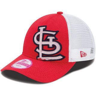 NEW ERA Womens St Louis Cardinals Sequin Shimmer 9FORTY Adjustable Cap   Size: