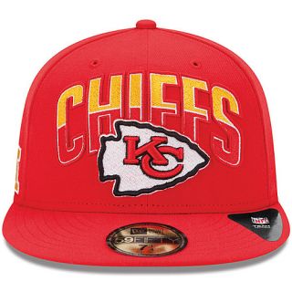 NEW ERA Youth Kansas City Chiefs Draft 59FIFTY Fitted Cap   Size: 6.625, Red