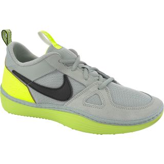 NIKE Mens Solarsoft Run Running Shoes   Size: 7, Grey/volt