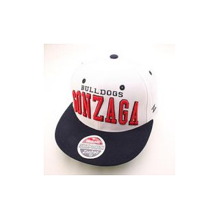 ZEPHYR Mens Gonzaga Bulldogs Super Star White Adjustable Snapback Cap   Size: