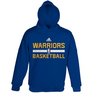 adidas Youth Golden State Warriors Practice Logo Fleece Hoody   Size: Medium