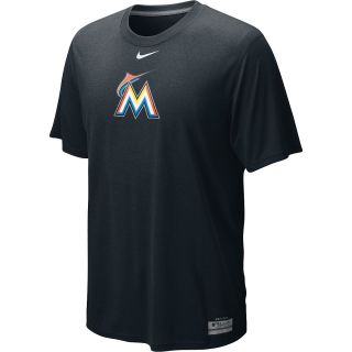 NIKE Mens Miami Marlins AC Dri Fit Logo Legend Short Sleeve T Shirt   Size: Xl,