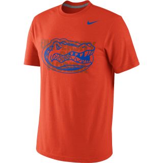 NIKE Mens Florida Gators Basics Symbol Tri Blend Short Sleeve T Shirt   Size:
