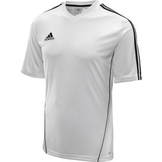 adidas Mens Estro 12 Short Sleeve Soccer Jersey   Size: Large, White/black