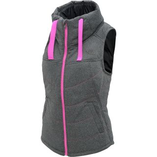 THE NORTH FACE Womens Pseudio Puff Vest   Size: Large, Charcoal Grey