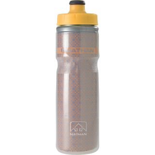 NATHAN Fire & Ice Insulated Water Bottle   20 oz   Size: 20oz, Orange