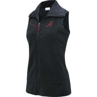 COLUMBIA Womens Alabama Crimson Tide Give and Go Full Zip Fleece Vest   Size: