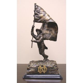 Wild Sports Notre Dame Fighting Irish Tim Wolfe Sculpture (TWSC NDFLAG)