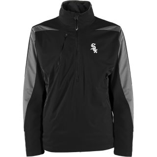 Antigua Mens Chicago White Sox Discover Long Sleeve 1/2 Zip Pullover   Size: