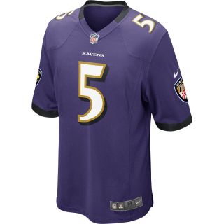 NIKE Mens Baltimore Ravens Joe Flacco Game Team Color Jersey   Size: Xl,