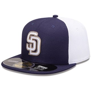 NEW ERA Mens San Diego Padres Diamond Era 59FIFTY Tech BP Cap   Size: 7.25,