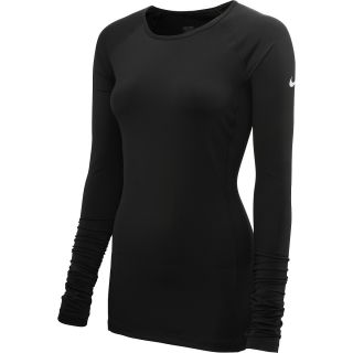 NIKE Womens Pro Essentials Hybrid 2 Long Sleeve T Shirt   Size: Medium,