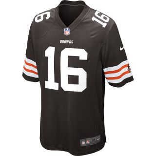 NIKE Mens Cleveland Browns Joshua Cribbs Game Team Color Jersey   Size: Small,