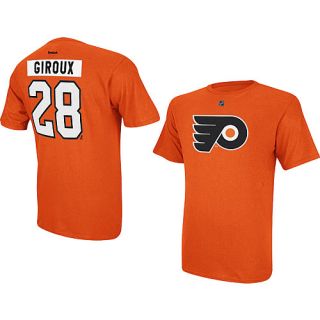 REEBOK Mens Philadelphia Flyers Claude Giroux Premier Player Name And Number T 