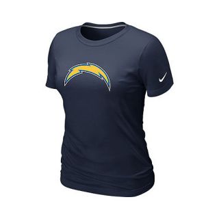 NIKE Womens San Diego Chargers Basic Logo Short Sleeve T Shirt   Size: Large,