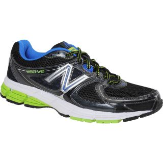 NEW BALANCE Mens 680V2 Running Shoes   Size: 13d, Black/blue