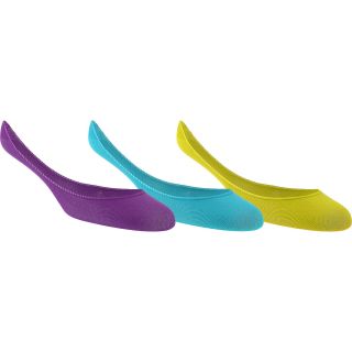 SOF SOLE Womens Hidden Footie Socks   3 Pack   Size: Medium, Scuba Blue/sulphur
