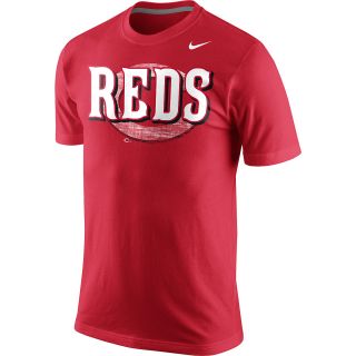 NIKE Mens Cincinnati Reds Team Issue Woodmark Short Sleeve T Shirt   Size: Xl,