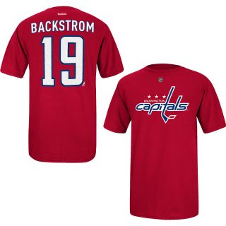 REEBOK Mens Washington Capitals Nicklas Backstrom Premier Player Name and