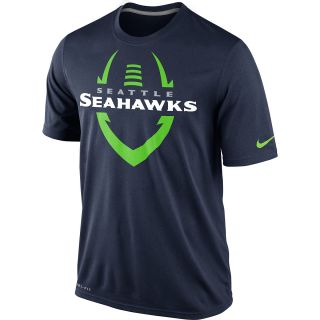 NIKE Mens Seattle Seahawks Dri FIT Legend Icon Short Sleeve T Shirt   Size: Xl,