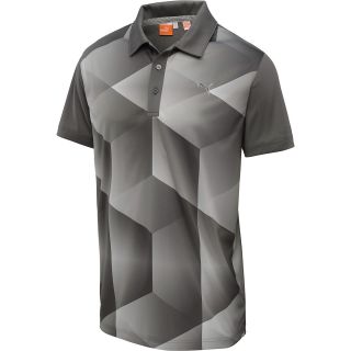 PUMA Mens Tech Graphic Short Sleeve Golf Polo   Size: 2xl, Black