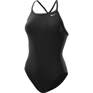 NIKE Womens Core Solid Lingerie Tank One Piece Swimsuit   Size: 32, Black