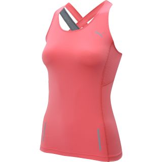 PUMA Womens Pure Fitted Tank   Size: Xl, Calypso/coral