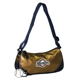 Concept One Milwaukee Brewers Helga Perforated PVC Handbag Featuring Screen
