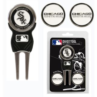Team Golf MLB Chicago White Sox 3 Marker Signature Divot Tool Pack