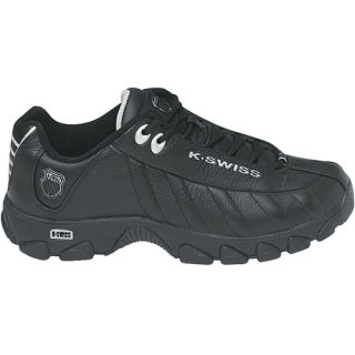 K Swiss ST329 Classic Shoes Mens   Size: 11.5, Black/silver (824484041157)