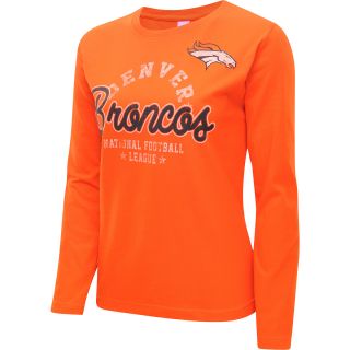 G III Womens Denver Broncos Emblem Crew Neck Long Sleeve T Shirt   Size: