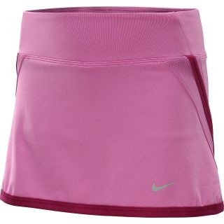 NIKE Girls Power Tennis Skirt   Size: Medium, Red Violet/silver