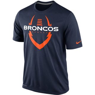 NIKE Mens Denver Broncos Dri FIT Legend Icon Short Sleeve T Shirt   Size: 2xl,