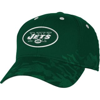 NFL Team Apparel Youth New York Jets Shield Back Stretch Cap   Size Youth,