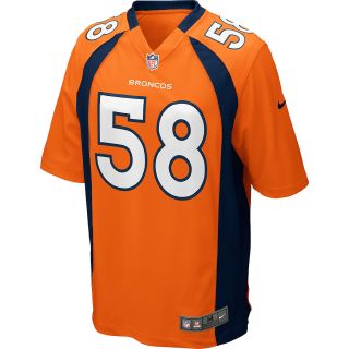 NIKE Mens Denver Broncos Von Miller Game Team Color Jersey   Size: Medium,