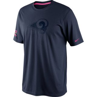 NIKE Mens St. Louis Rams Breast Cancer Awareness Legend T Shirt   Size: Medium,
