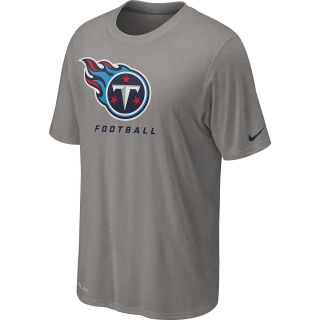NIKE Mens Tennessee Titans Legend Elite Logo T Shirt   Size Large, Grey