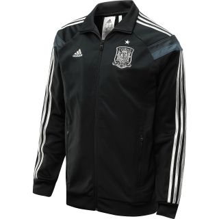 adidas Mens Spain Anthem Full Zip Track Top   Size Small, Black