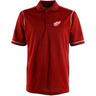 Antigua Detroit Red Wings Mens Icon Polo   Size: Large, Dark Red/white (ANT RD